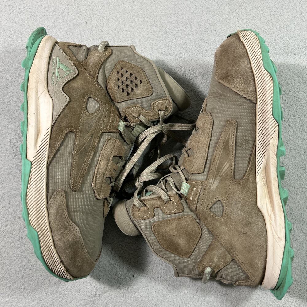 Altra Lone Peak Hiker 2 Trail Boots Mid Shoes Womens 7.5 Suede aloa7r7h231 Gray